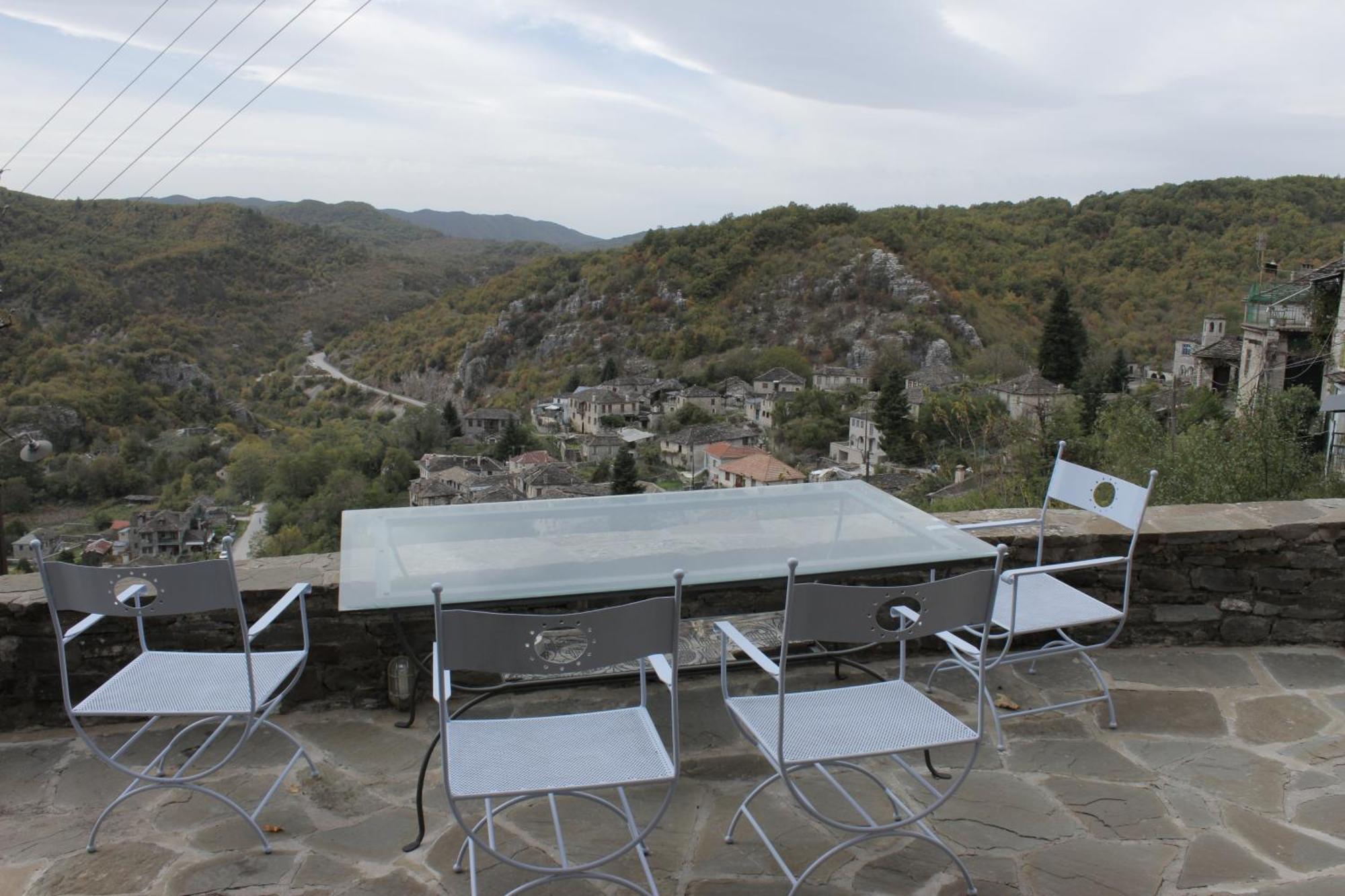 Villa Heaven'S View Mansion - Zagori Stone Built Gem Kipoi Exterior foto