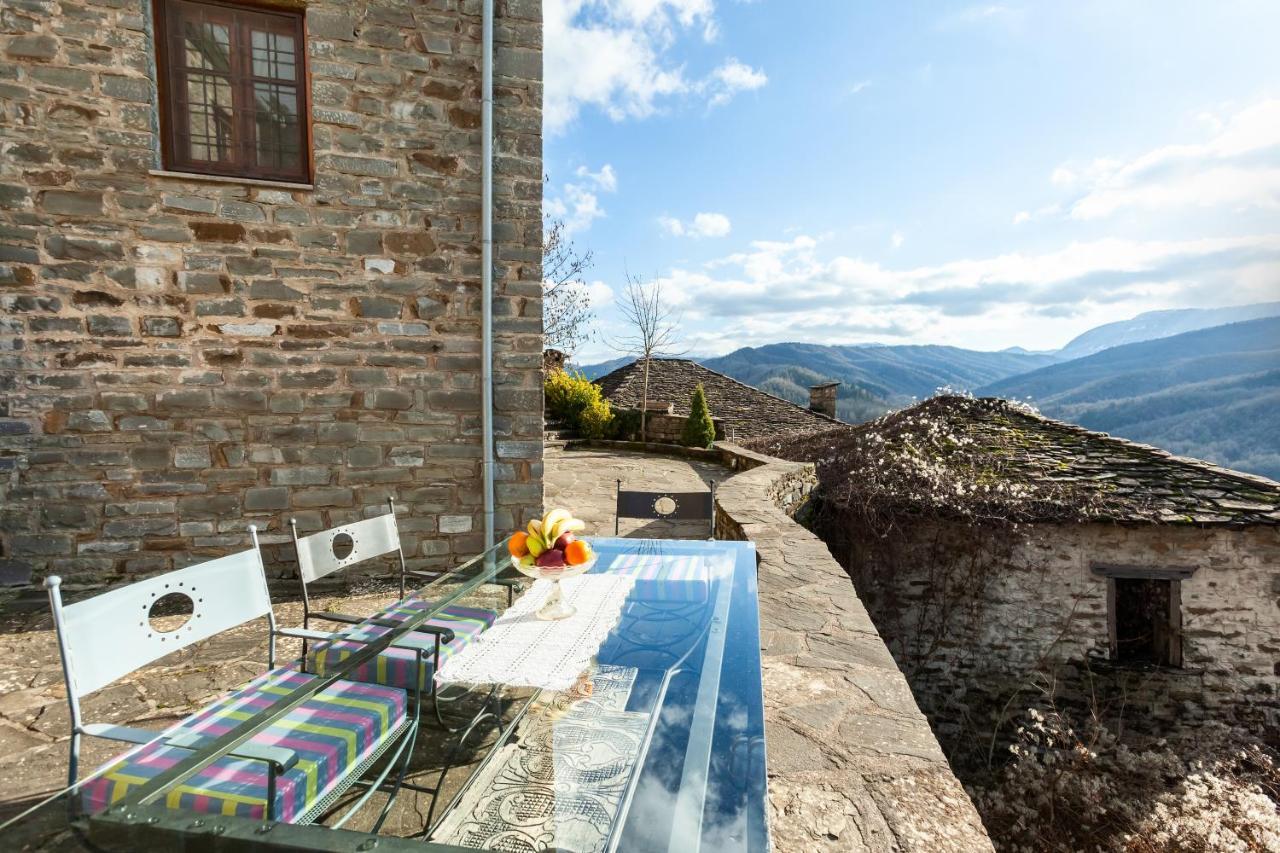 Villa Heaven'S View Mansion - Zagori Stone Built Gem Kipoi Exterior foto